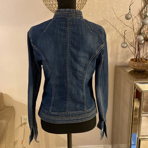 Escada sport Dark Blue Denim Jacket size 38 - Picture 5 of 8